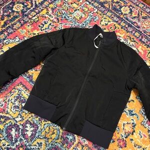 lululemon athletica Black Bomber Jacket